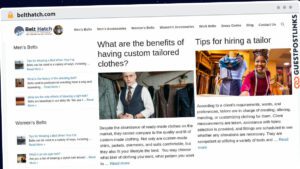 Publish Guest Post on belthatch.com
