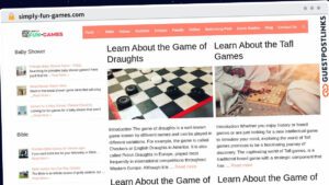 Publish Guest Post on simply-fun-games.com