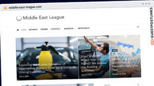 Publish Guest Post on middle-east-league.com