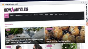 Publish Guest Post on dewarticles.com