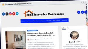 Publish Guest Post on homerenovationmaintenance.com