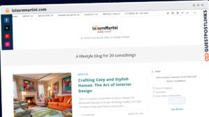 Publish Guest Post on leisuremartini.com