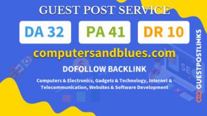 Buy Guest Post on computersandblues.com