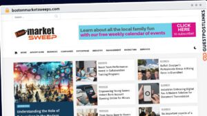 Publish Guest Post on bostonmarketsweeps.com