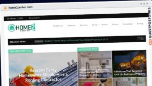 Publish Guest Post on home2center.com