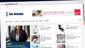 Publish Guest Post on racboutique.com