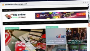 Publish Guest Post on theonlinecasinosverige.com