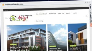 Publish Guest Post on vinebranchdesign.com