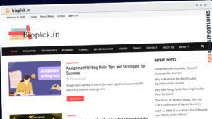 Publish Guest Post on biopick.in