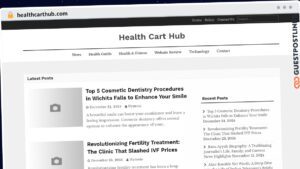 Publish Guest Post on healthcarthub.com