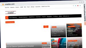 Publish Guest Post on crowlex.com