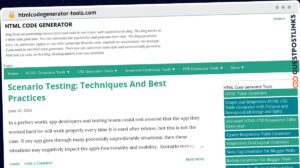 Publish Guest Post on htmlcodegenerator-tools.com