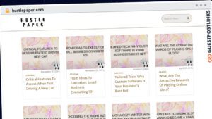 Publish Guest Post on hustlepaper.com