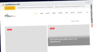 Publish Guest Post on healthstrives.com