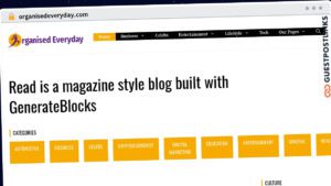Publish Guest Post on organisedeveryday.com