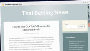 Publish Guest Post on thaibettingnews.com