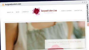 Publish Guest Post on burgundycolors.com