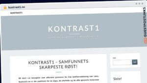 Publish Guest Post on kontrast1.no