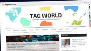 Publish Guest Post on tagworld.com
