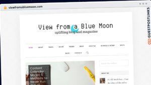 Publish Guest Post on viewfromabluemoon.com