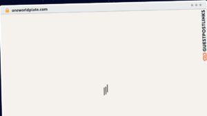 Publish Guest Post on oneworldplate.com
