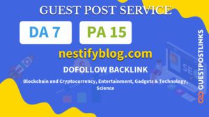 Buy Guest Post on nestifyblog.com