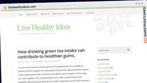 Publish Guest Post on livehealthyideas.com