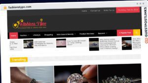 Publish Guest Post on fashionstype.com