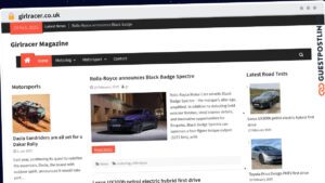 Publish Guest Post on girlracer.co.uk