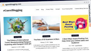 Publish Guest Post on eguestblogging.com