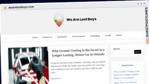 Publish Guest Post on wearelostboys.com