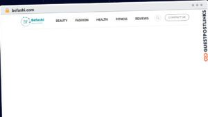 Publish Guest Post on befashi.com