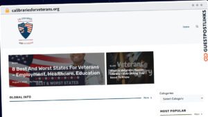 Publish Guest Post on calibrariesforveterans.org