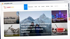 Publish Guest Post on carrysite.com