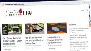 Publish Guest Post on carterbrothersbbq.com
