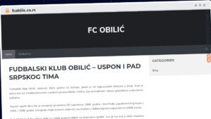 Publish Guest Post on fcobilic.co.rs