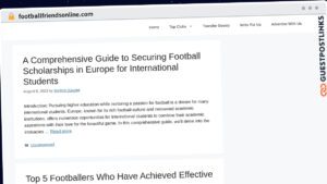 Publish Guest Post on footballfriendsonline.com