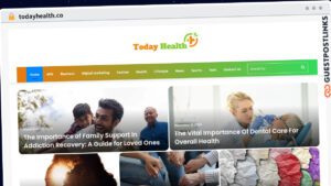 Publish Guest Post on todayhealth.co