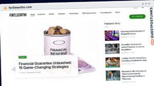 Publish Guest Post on fortleeortho.com