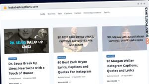 Publish Guest Post on instabestcaptions.com