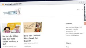 Publish Guest Post on masterpiecedolls.com