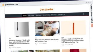 Publish Guest Post on petdumble.com