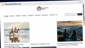 Publish Guest Post on thevacationvibes.com