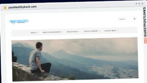 Publish Guest Post on yourhealthyback.com