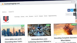 Publish Guest Post on boostupbloggings.com