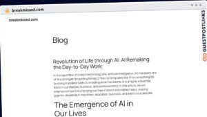 Publish Guest Post on breakmissed.com