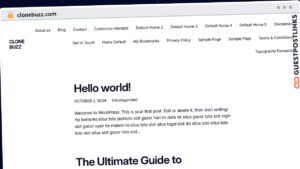 Publish Guest Post on clonebuzz.com