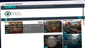 Publish Guest Post on foodsforeyehealth.com