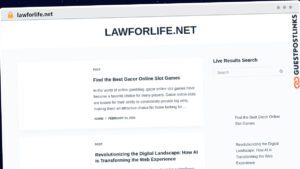Publish Guest Post on lawforlife.net