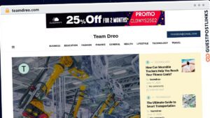 Publish Guest Post on teamdreo.com